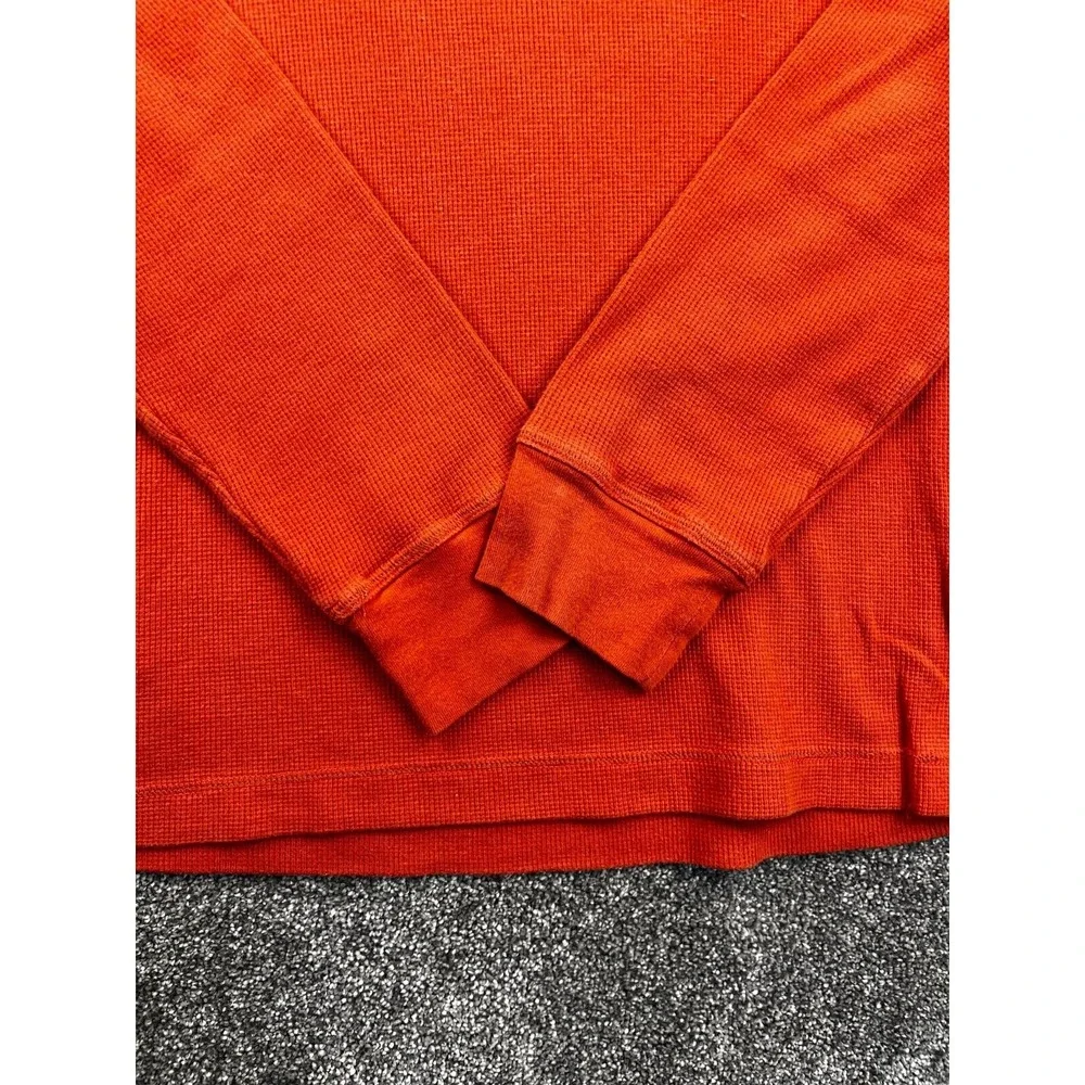 Banana Republic Sweater Men's Small Casual Crew Neck Long Sleeve Pullover Orange
